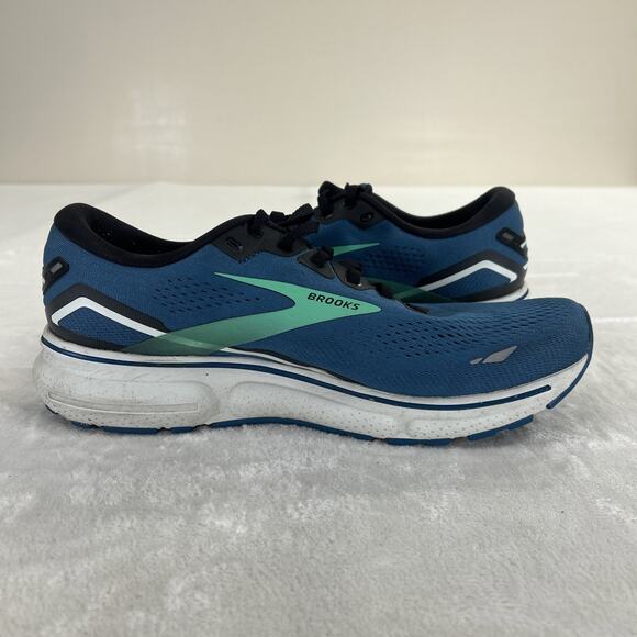 Brooks Ghost 15 Men\'s Running Shoes Size 11D Blue & Green Lightweight Breathable main image 9